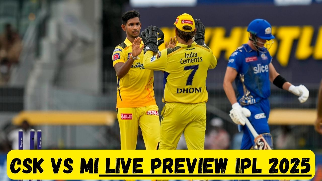 CSK बनाम MI