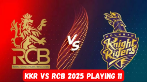 KKR vs RCB Playing XI