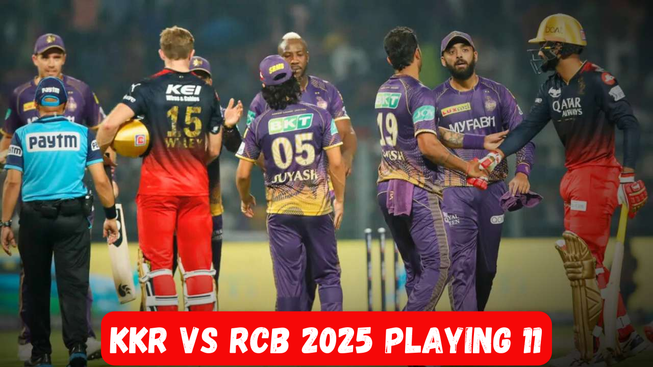 KKR vs RCB Playing IX