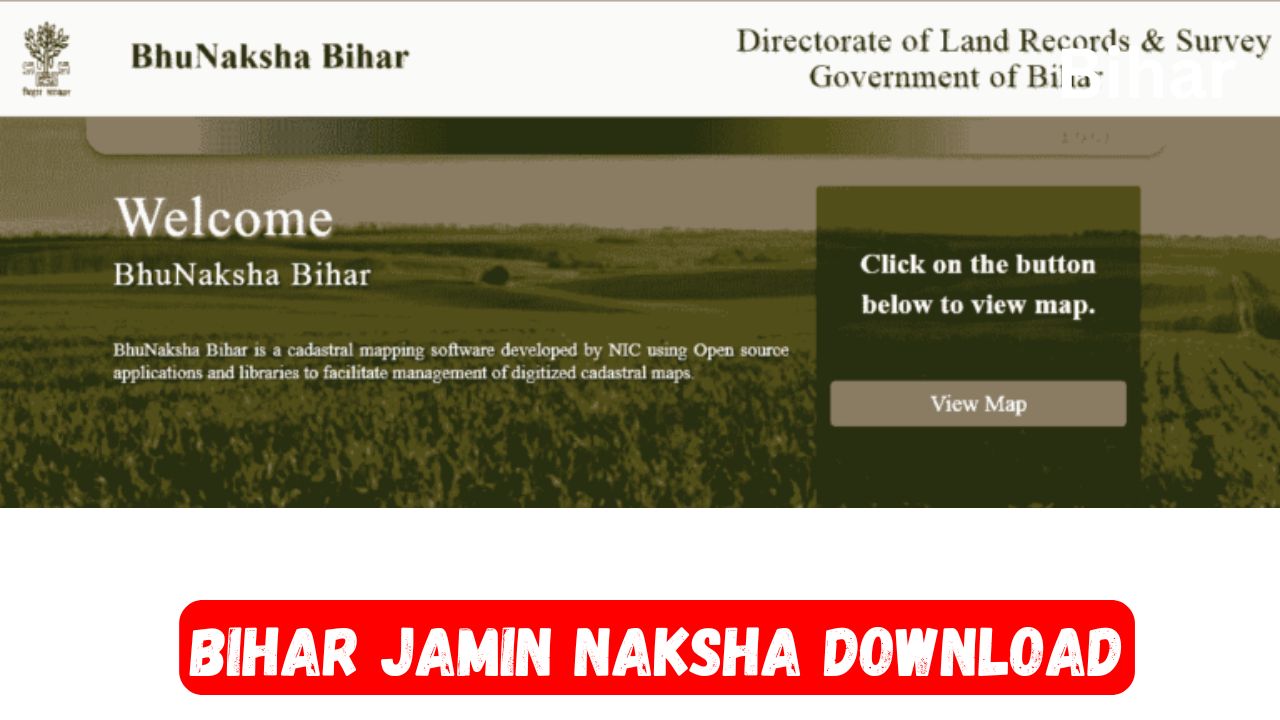 Bihar Jamin Naksha Download 2025
