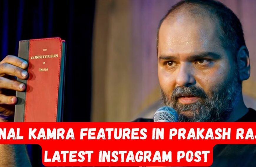 Kunal Kamra features in Prakash Raj