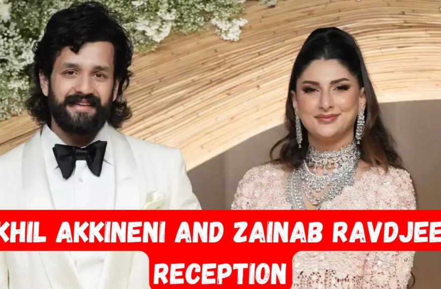 Akhil Akkineni and Zainab Ravdjee