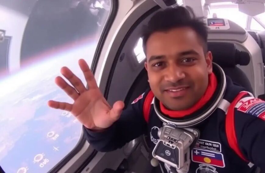 Shubhanshu Shukla In Space