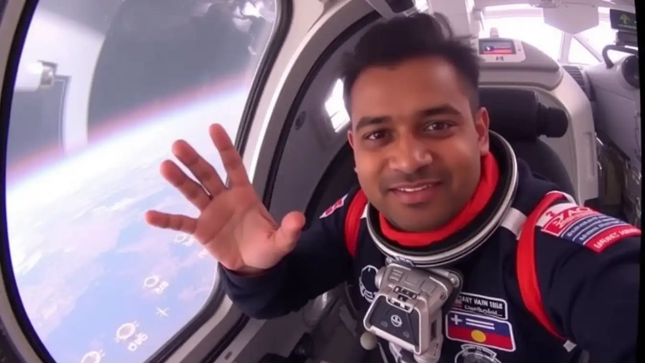 Shubhanshu Shukla In Space