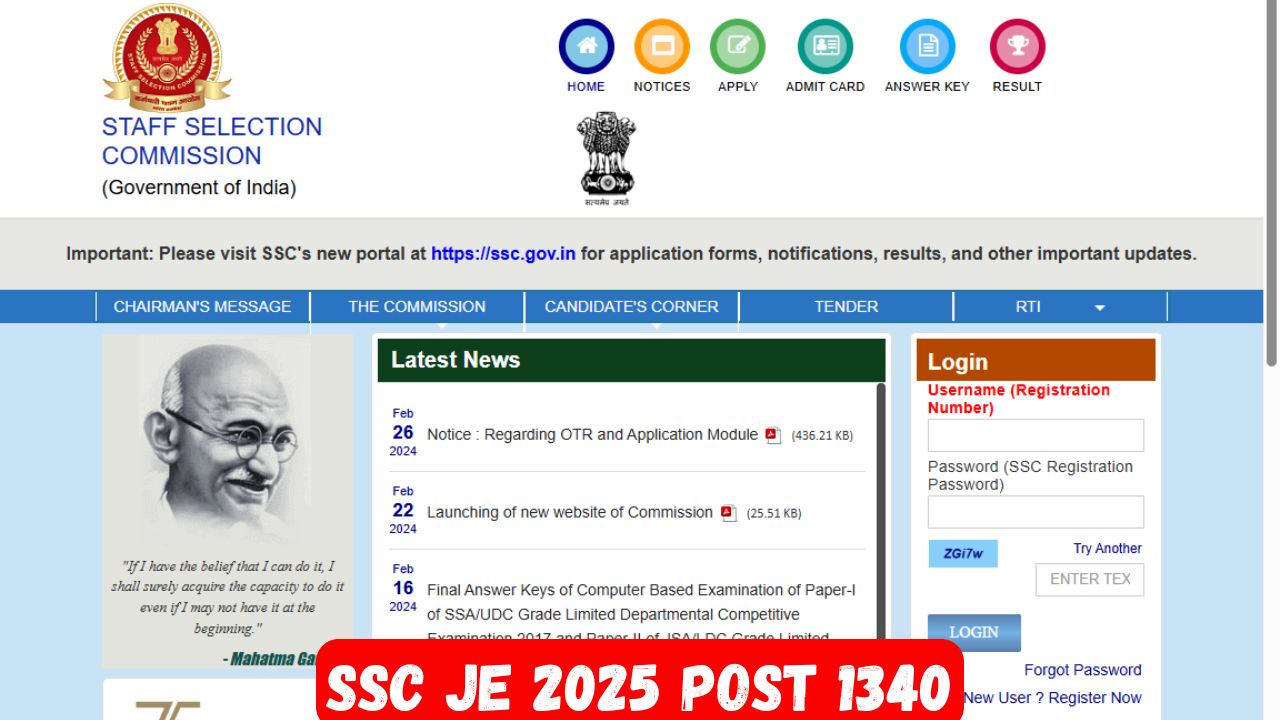 SSC JE 2025