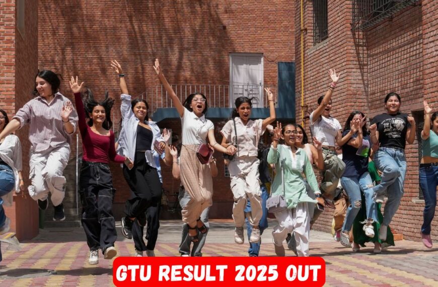 GTU Result 2025 OUT