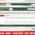 Indian Army Agniveer CEE Result