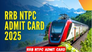 RRB NTPC Admit Card