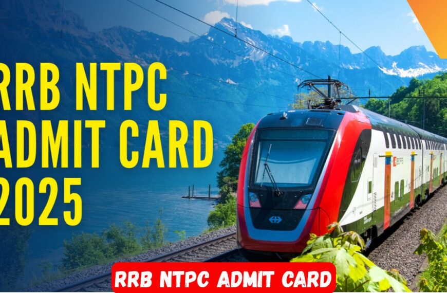 RRB NTPC Admit Card