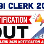 SBI Clerk 2025 Notification