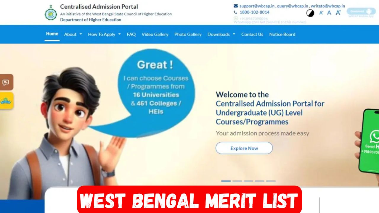 West Bengal Merit List 2025