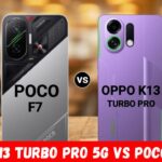 Oppo K13 Turbo Pro 5G vs Poco F7 5G