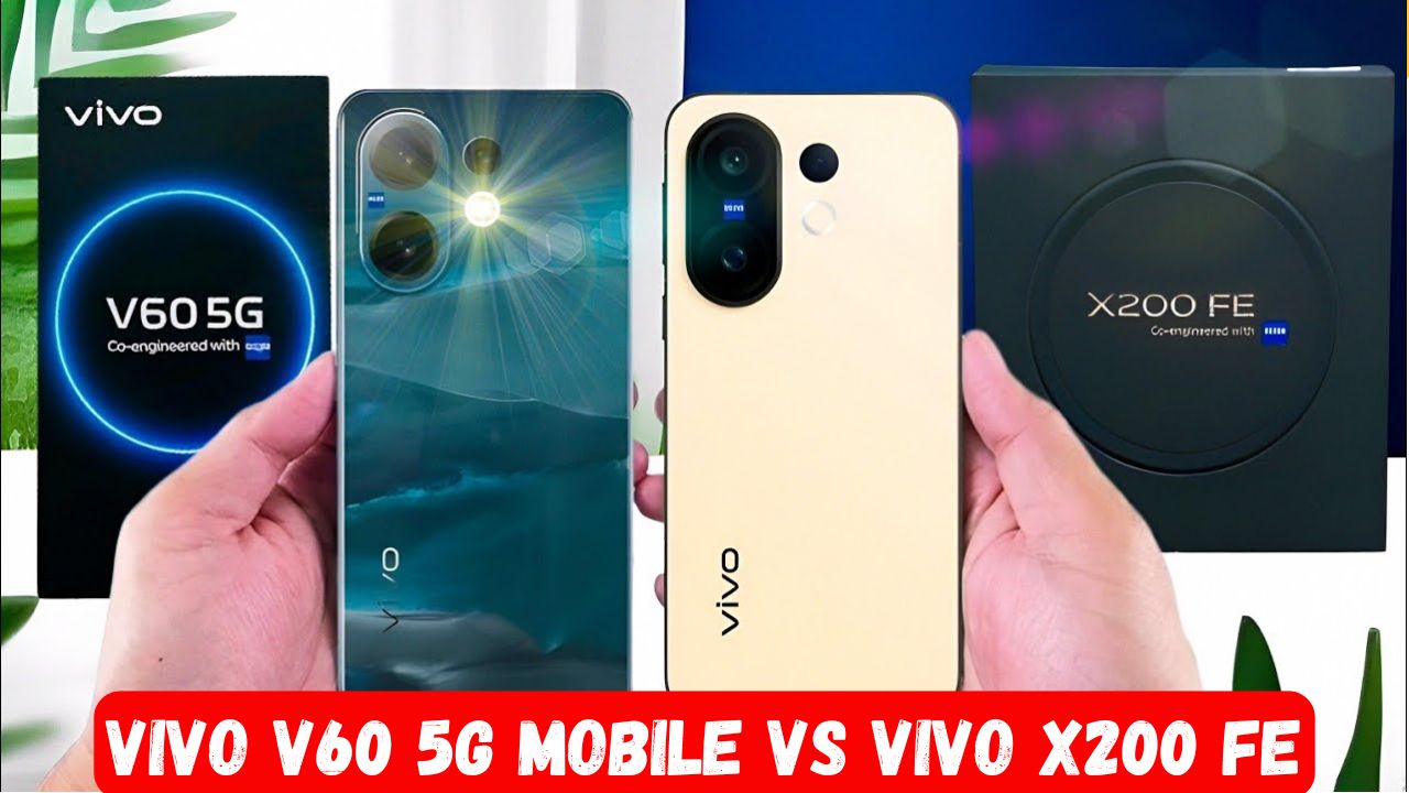 Vivo V60 5G Mobile vs Vivo X200 FE- Full Details 2025